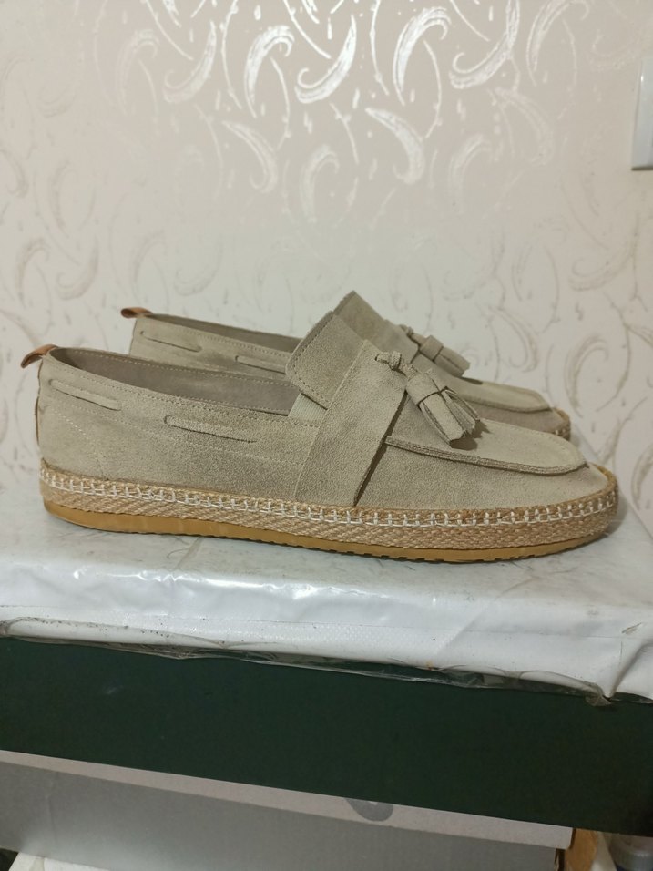 Elle Bej Süet Püsküllü Espadril , 43 no - Görsel 3