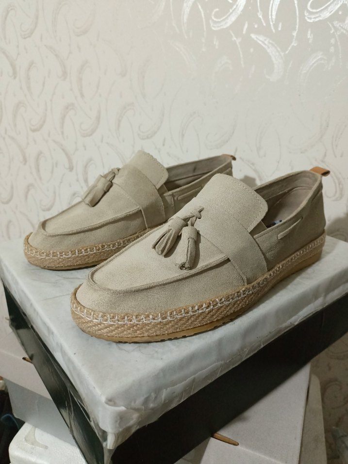 Elle Bej Süet Püsküllü Espadril , 43 no - Görsel 5