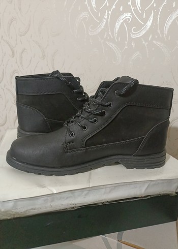 Siyah Bağcıklı Erkek Kauçuk Bot - Görsel 8