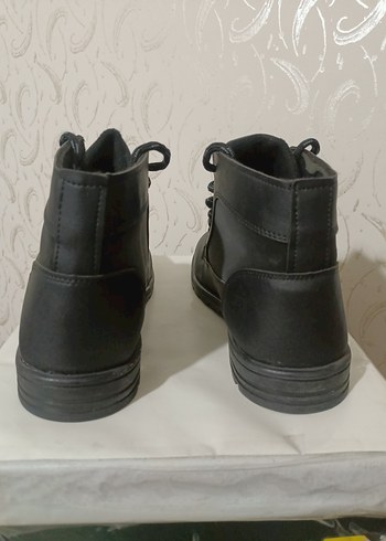 Siyah Bağcıklı Erkek Kauçuk Bot - Görsel 9