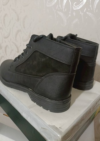 Siyah Bağcıklı Erkek Kauçuk Bot - Görsel 10