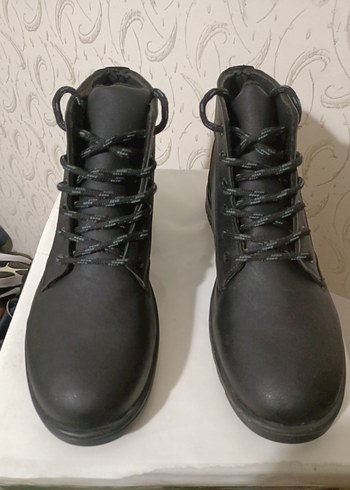 Siyah Bağcıklı Erkek Kauçuk Bot - Görsel 3