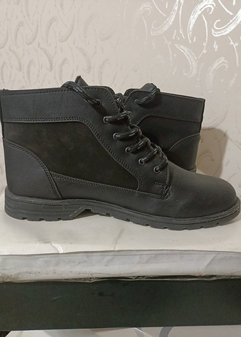 Siyah Bağcıklı Erkek Kauçuk Bot - Görsel 7