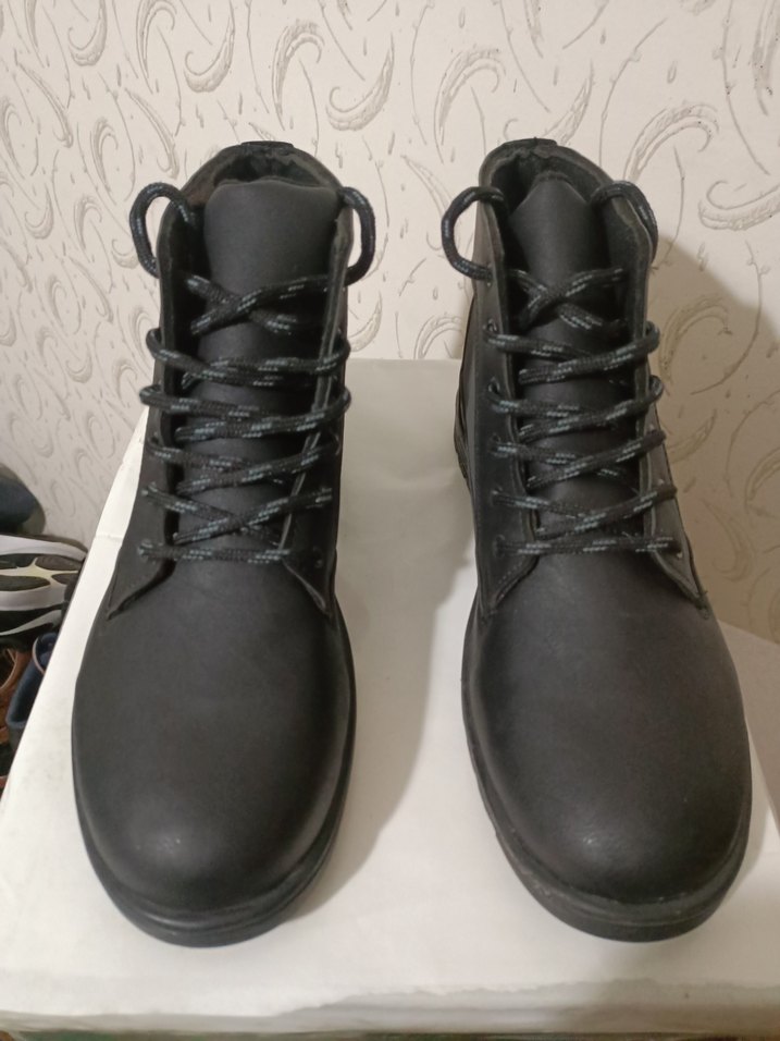 Siyah Bağcıklı Erkek Kauçuk Bot - Görsel 3