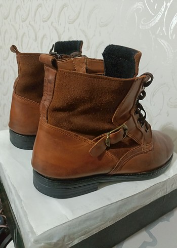 Kahverengi Deri bot - Görsel 14