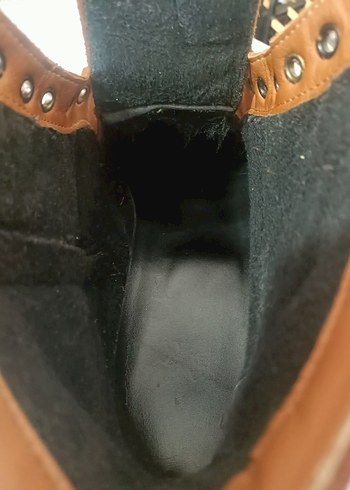 Kahverengi Deri bot - Görsel 12