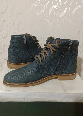 hakikî süet deriYılan Desenli, Tokalı - Görsel 7