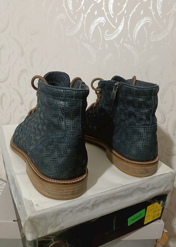 hakikî süet deriYılan Desenli, Tokalı - Görsel 5