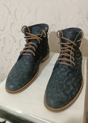 hakikî süet deriYılan Desenli, Tokalı - Görsel 2