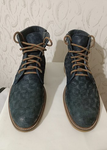 hakikî süet deriYılan Desenli, Tokalı - Görsel 3