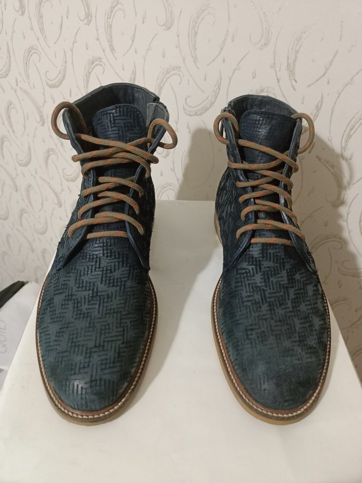 hakikî süet deriYılan Desenli, Tokalı - Görsel 3