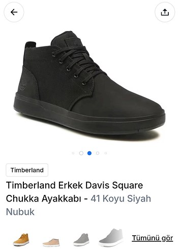 Timberland Erkek Davis Square Chukka Ayakkabı - Görsel 18