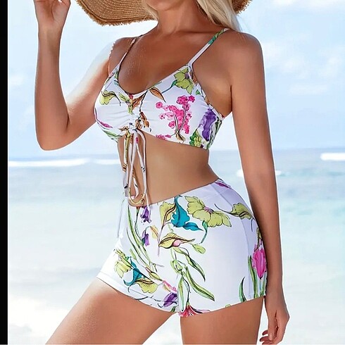 m Beden çeşitli Renk 3lü bikini takım
