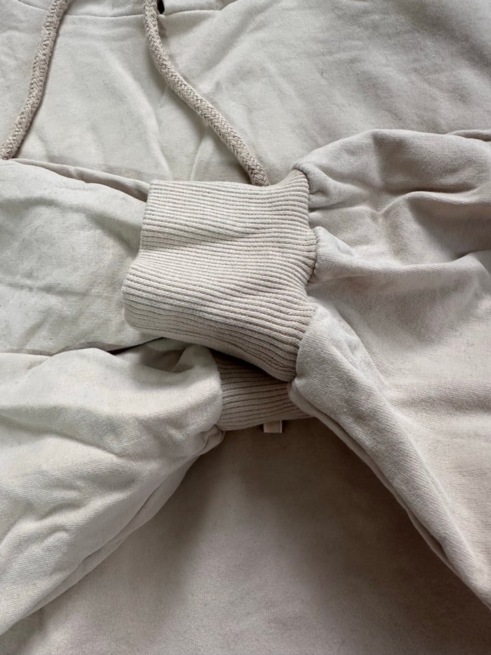 Bej Kapüşonlu Kadın Sweatshirt - Görsel 5