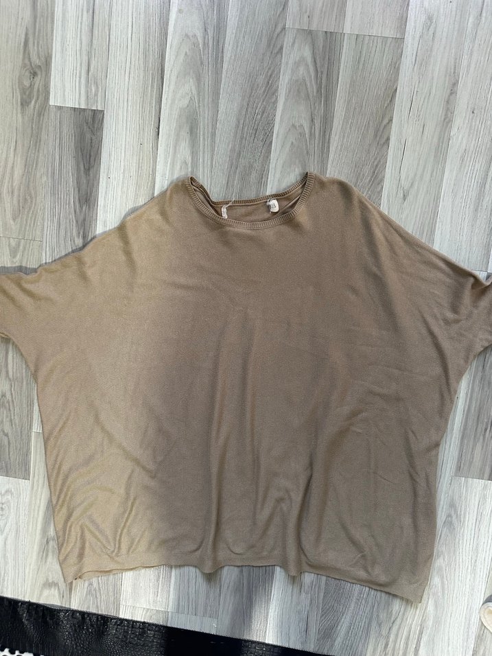 Yarasa kol salaş ince triko blüz - Görsel 2