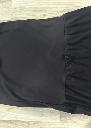 Siyah Fırfırlı Midi Etek - Görsel 6