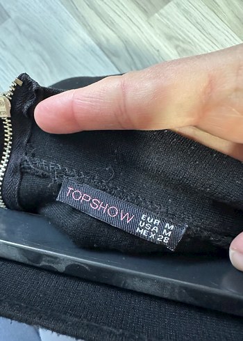 Püsküllü Siyah Mini Etek - Görsel 5