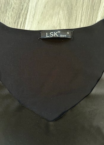 Siyah V Yaka Kadın deri blüz - Görsel 4