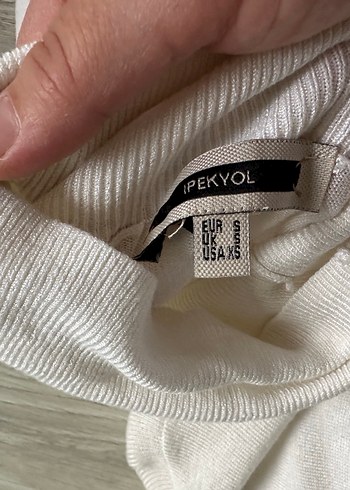 İpekyol önü dantel detaylı ince triko kazak - Görsel 8