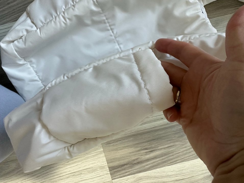 Beyaz paraşüt kumaş spor çanta - Görsel 5