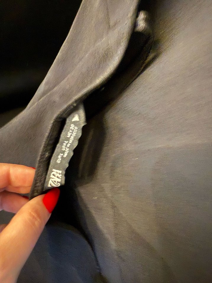 Zara Siyah sırt dekolteli elbise - Görsel 3