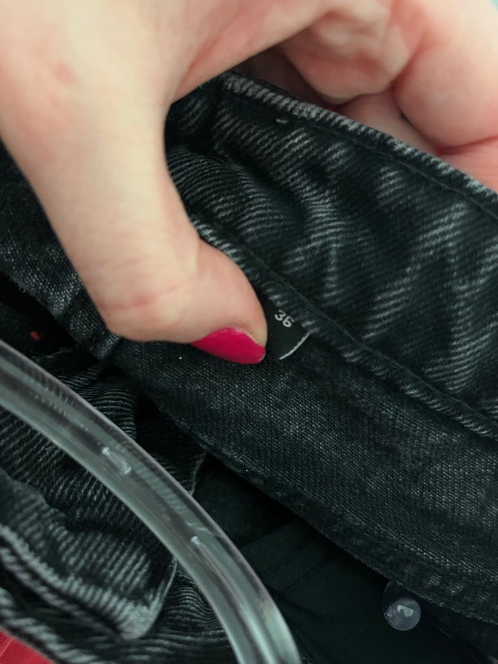 Siyah Kadın Midi Denim Pantolon - Görsel 3