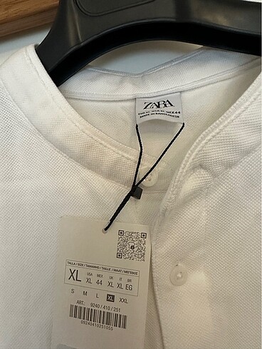 Zara Zara dokulu hakim yaka tişört