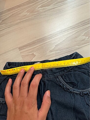 4 Yaş Beden mavi Renk H&M denim etek
