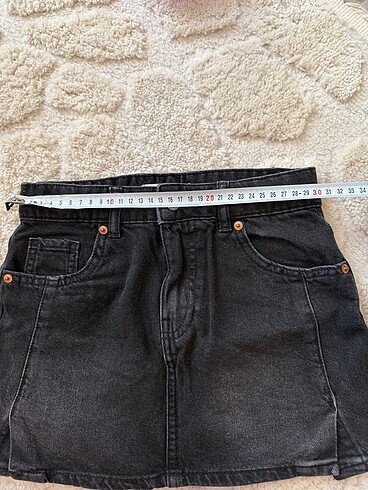 Zara denim mini etek