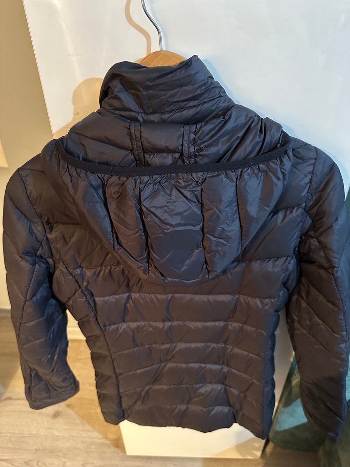 Siyah Kadın Midi Kışlık Mont - Görsel 4