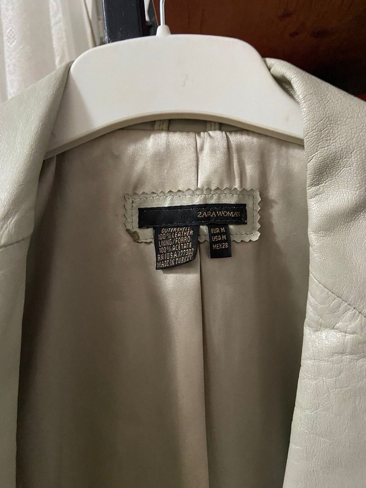 Uzun gerçek deri Kadın Trençkot - Görsel 2