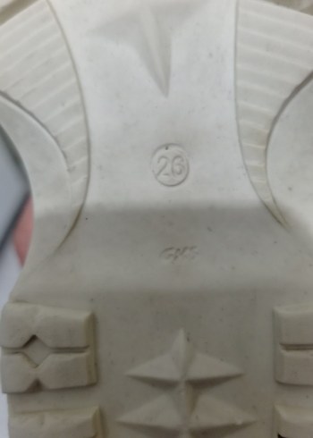 Kız Çocuk Gri Beyaz Kürklü Spor Bot - Görsel 3