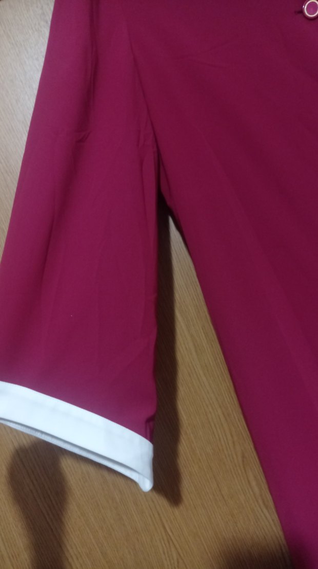 Bordo Uzun Kadın Sabahlık - Görsel 3