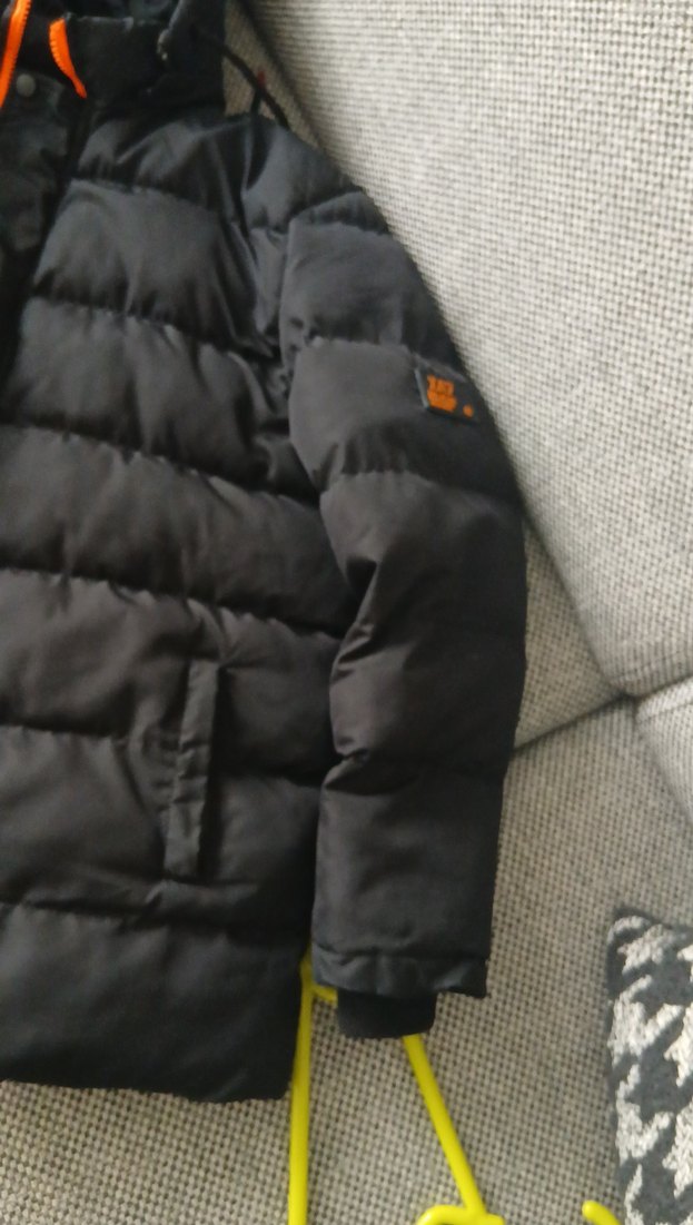 Fermuarlı Siyah Erkek Çocuk Mont - Görsel 4