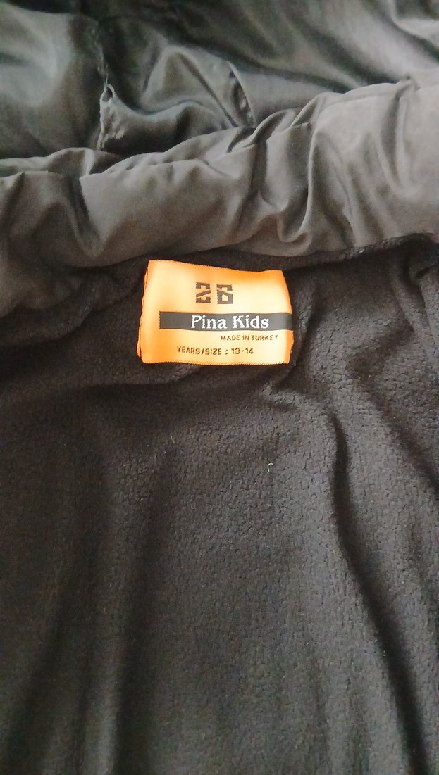 Fermuarlı Siyah Erkek Çocuk Mont - Görsel 5