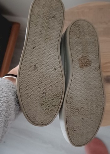 Beyaz Minimalist Kadın Spor Ayakkabı - Görsel 5