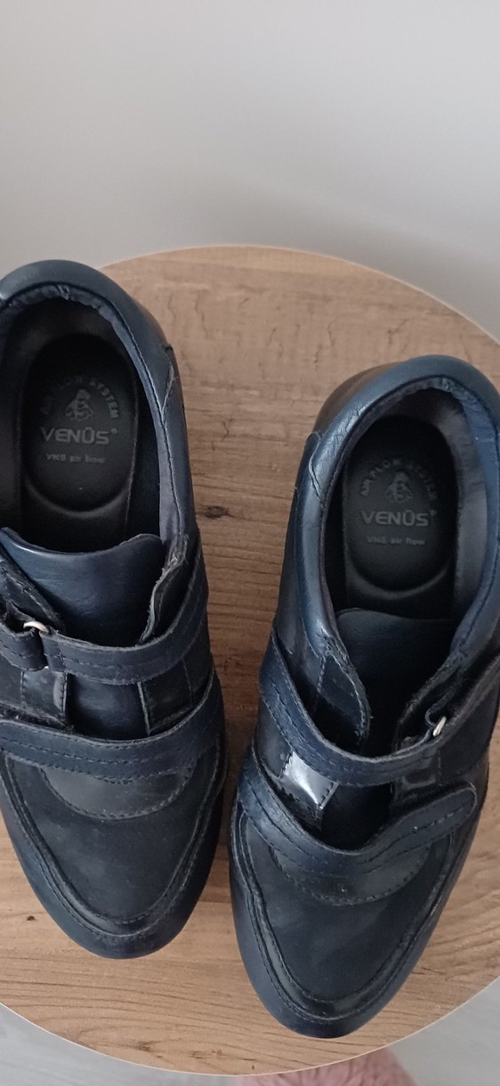 Siyah Kadın Dolgu Topuklu Klasik Ayakkabı - Görsel 3