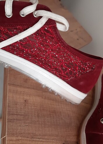 Dantelli Spor Ayakkabı - Görsel 4