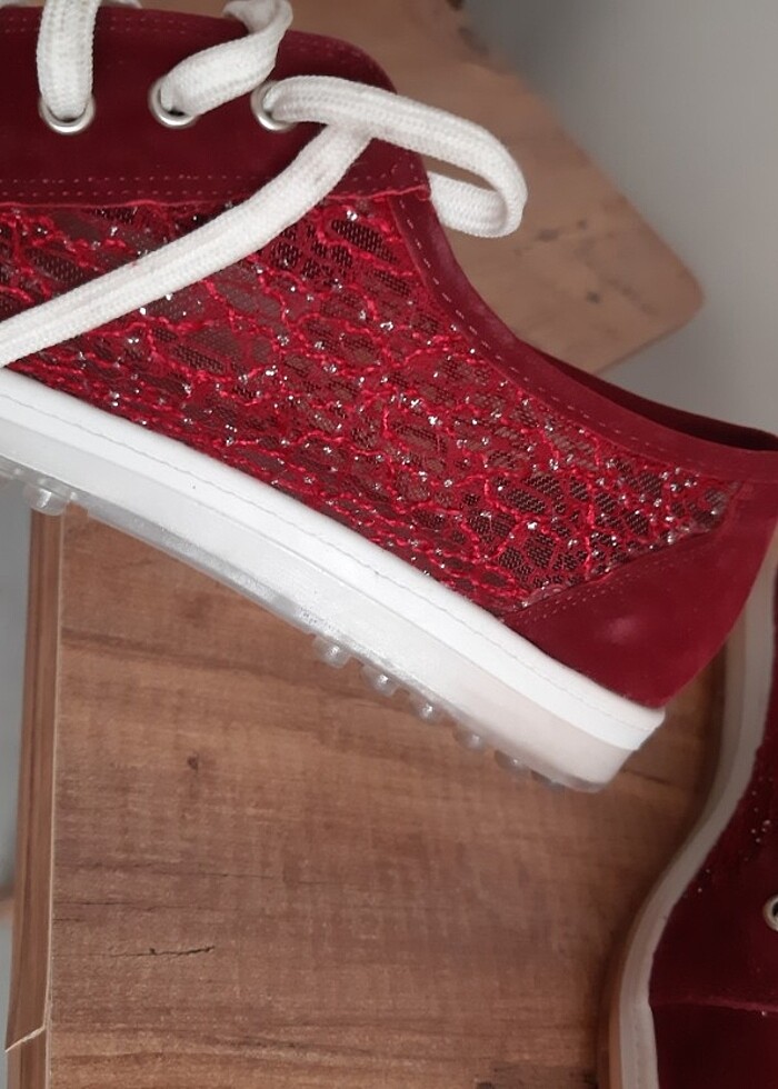 Dantelli Spor Ayakkabı - Görsel 4