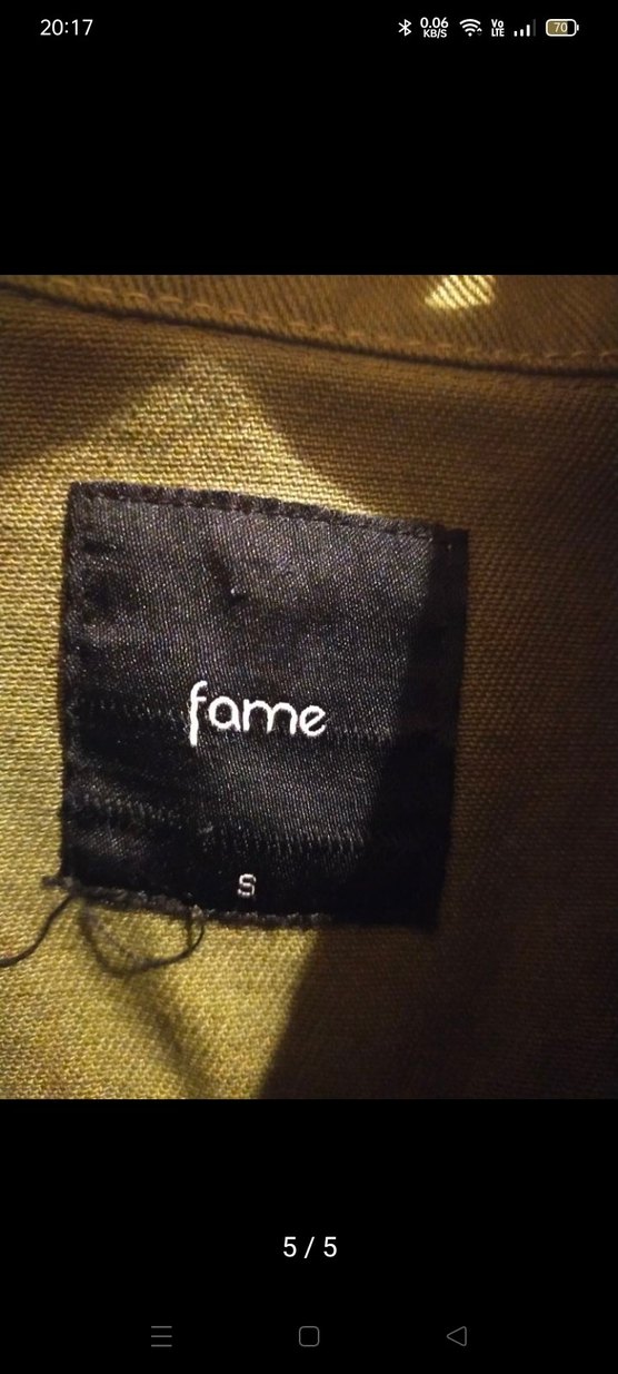 Düğmeli Kolsuz Midi Haki Elbise - Görsel 5