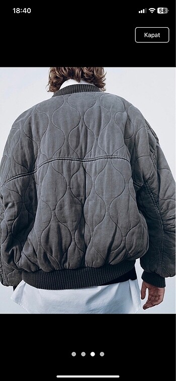 xs Beden Zara bomber