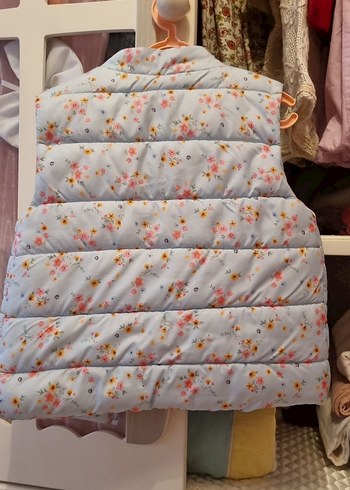 Çiçek Desenli Kız Şişme Yelek - Görsel 2