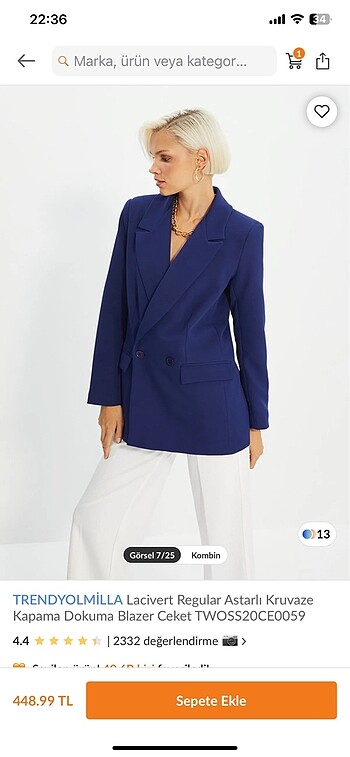 Blazer ceket