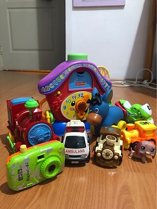 9 parça oyuncak