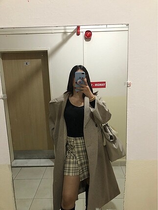 xl Beden çeşitli Renk Bershka şort etek