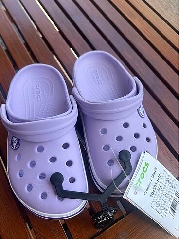 28 Beden mor Renk Crocs terlik