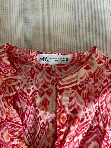 Zara ZARA RENKLİ UZUN ELBİSE