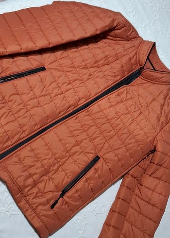 kiremit rengi Kısa Kış Montu - Görsel 3