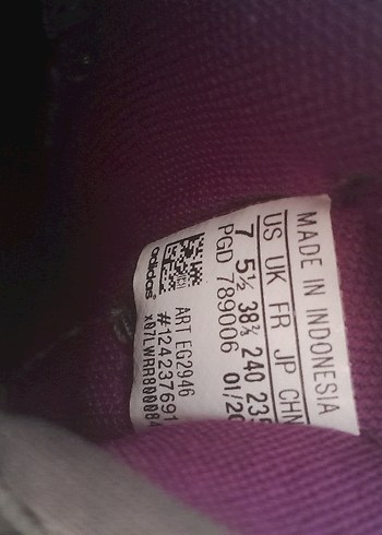 38 Beden orijinal adidas Spor Ayakkabı
