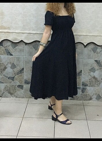 Zara İtalyan kol elbise